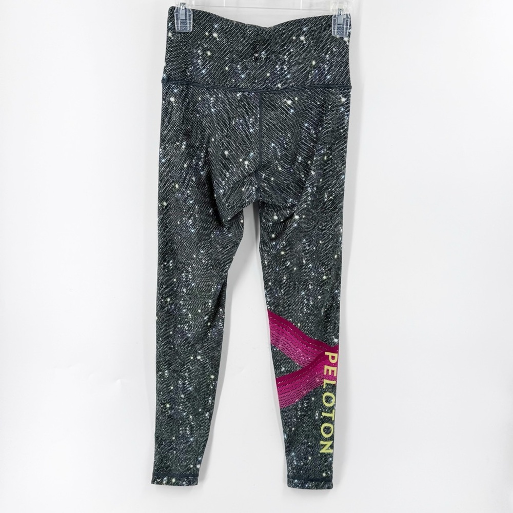 ✅ Peloton Girls Night Out Leggings x WITH Wear It to Heart size XS Spellout